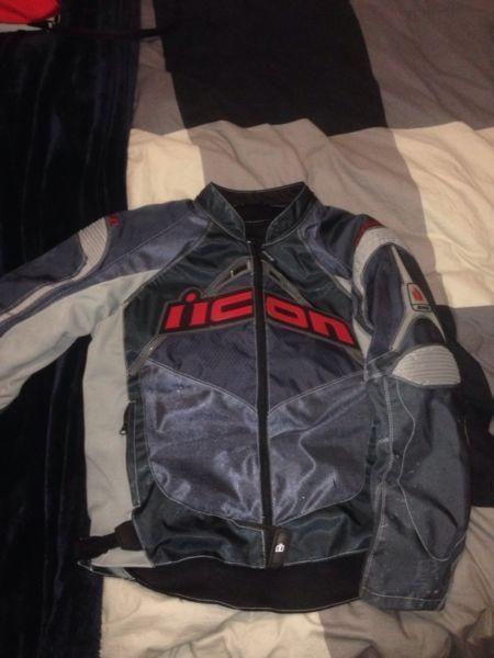 Large Icon motorcycle jacket