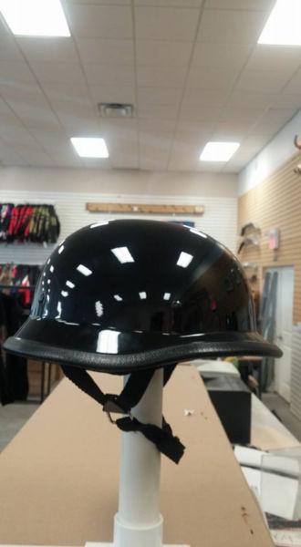 Super Lite Matte or Gloss Black German Style Helmet Clearout