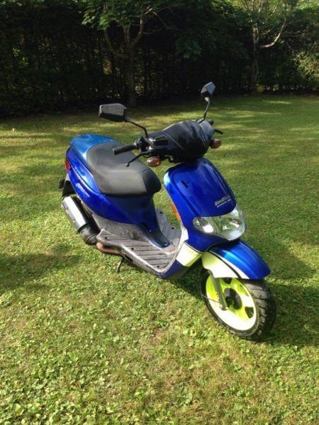 Racing styled scooter