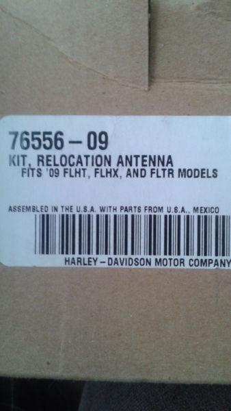 Harley Davidson antenna relocation kit. For tourpack