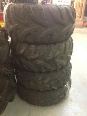 USED Dunlop KT415 Tires 25X8X12 & 25X10X12, Full Set
