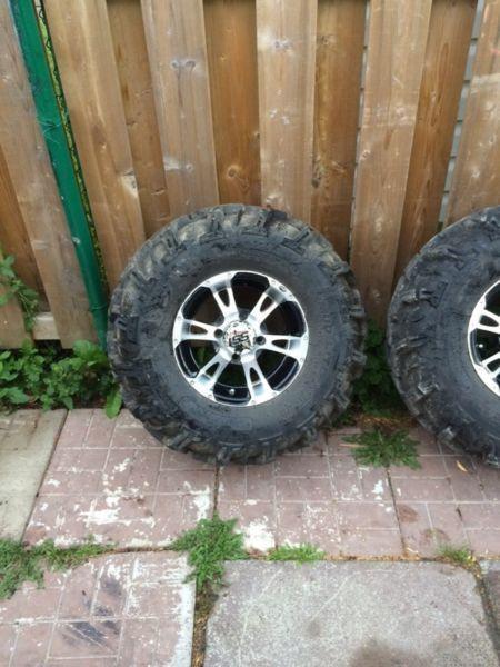 Wanted: Brand new itp mud lites with ss rims less than 100 km on them