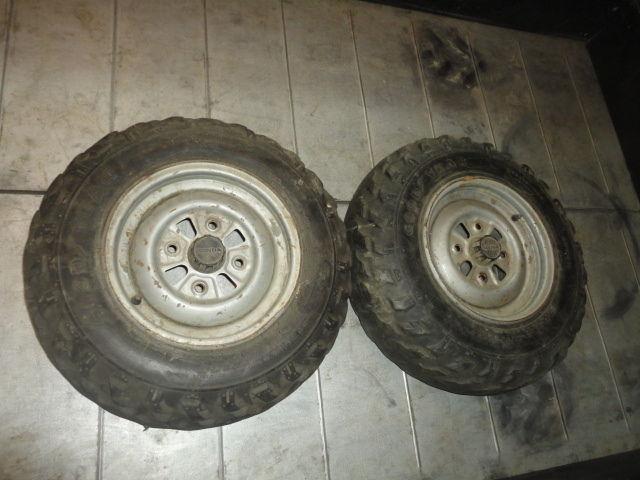 Honda ATV Rims and IPT mud light tires