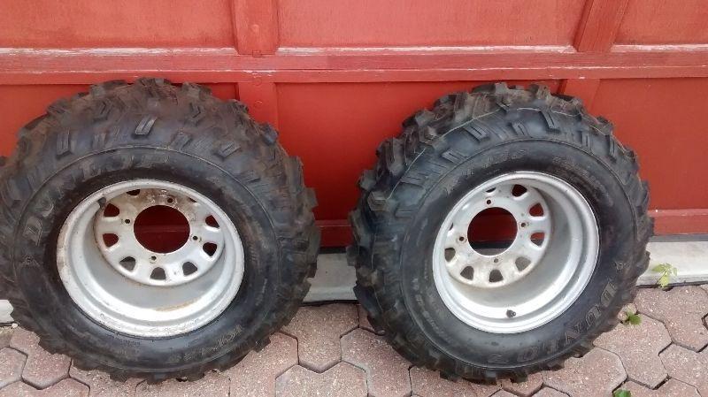 Two Quad Tires 25x10-12