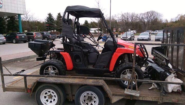 Reduced price!!! 2011 arctic cat 4x4 prowler. Trade or cash
