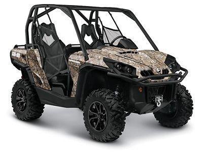 USE 2015 Can-Am Commander XT DPS 800R Camo Only $12,900