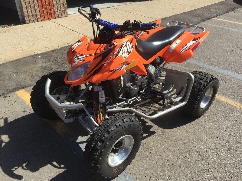 2006 Arctic Cat DVX 400 bored to 580cc for only $49 Bi-Weekly!