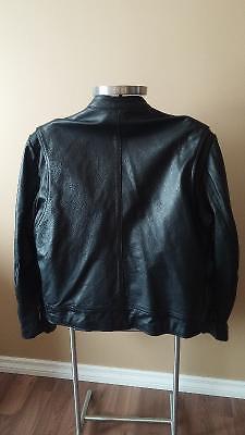 MENS LEATHER MOTORCYCLE JACKET