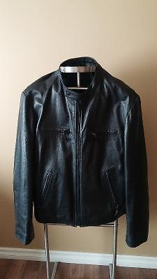 MENS LEATHER MOTORCYCLE JACKET