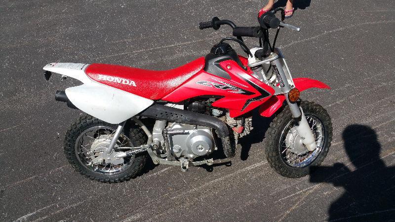 Awesome honda crf 50 cc and crf125cc almost new machines!!