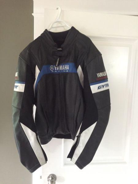 Leather Yamaha racing jacket