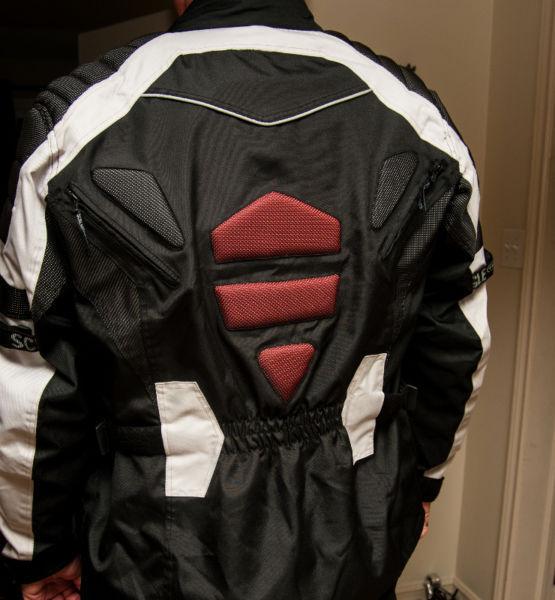 Men's XL Motorcycle jacket with removable liner