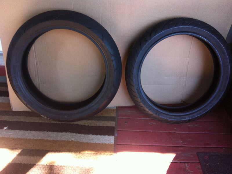 Motorcycle Tires *like new*