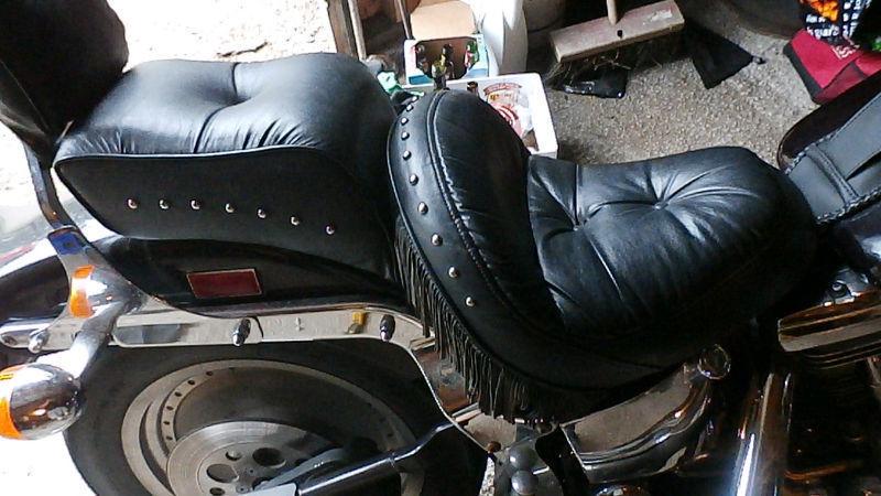 1988-99 softail custom seat bars and back rest