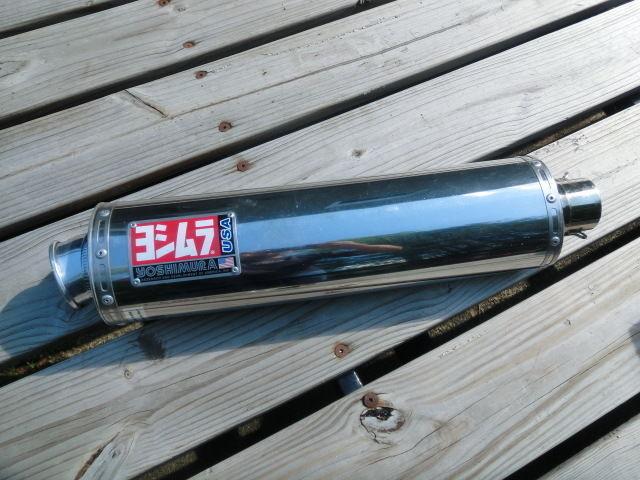 Yoshimura RS-3 oval stainless steel