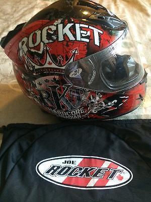 Joe rocket motorcycle jacket and helmet