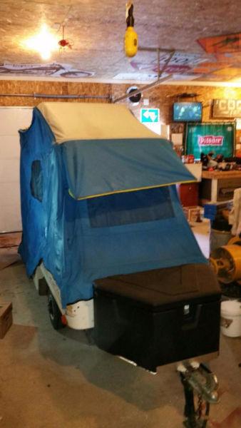Bike tent trailer