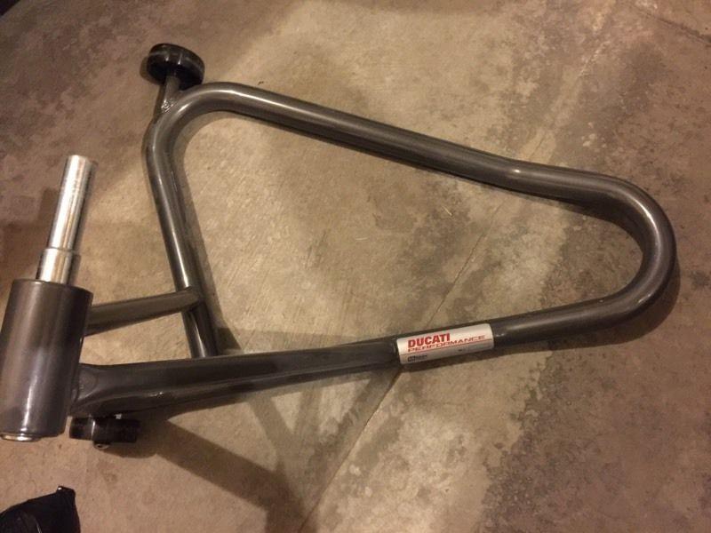 Ducati performance single sided swing arm stand