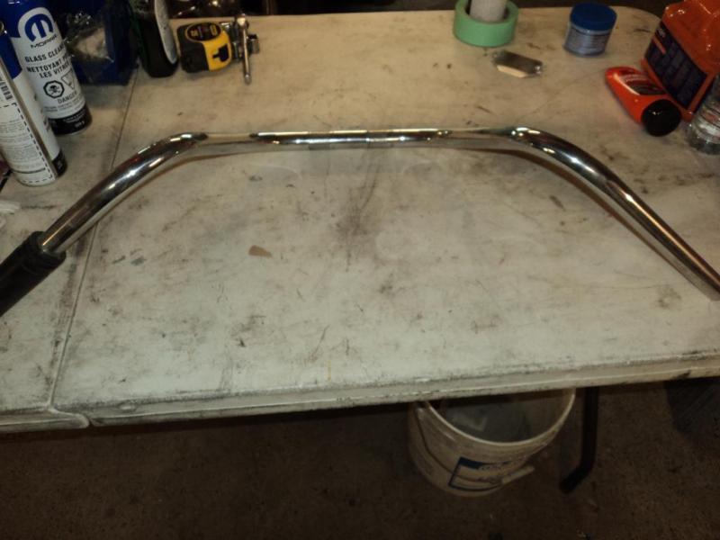 Stock handle bars for Dyna 2005