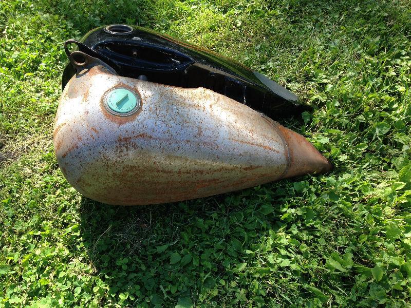Harley-Davidson extended gas tanks