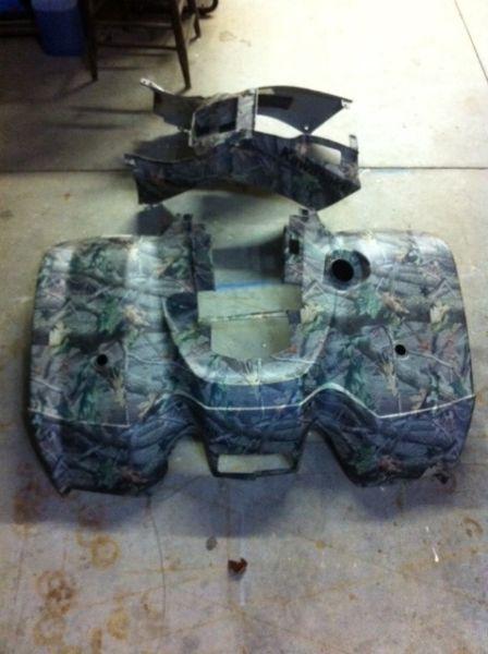 Kawasaki 650 Brute Force camo plastics