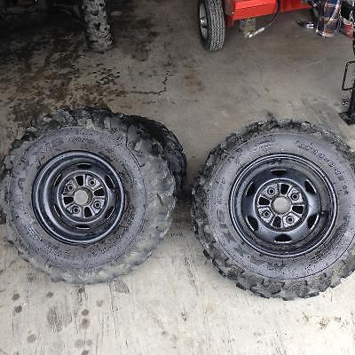 4- ATV Tires and Rims 24X8-12 and 24X10-11