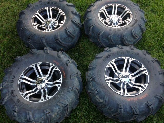 Set of Mud Bug tires and ITP rims for sale