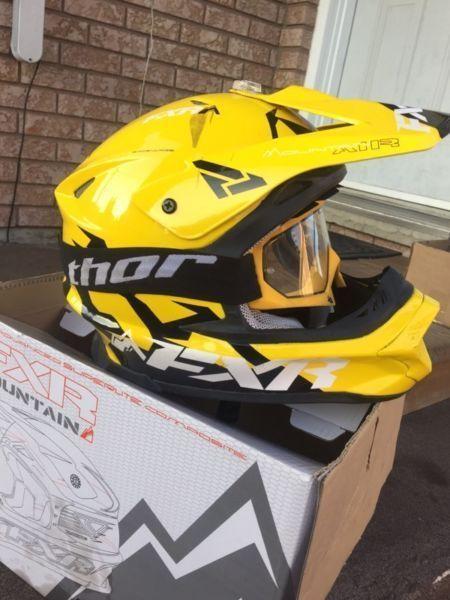 ATV/Motocross helmet. + goggles