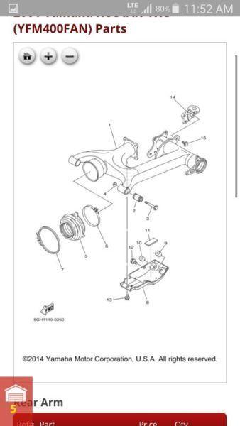 Looking for kodiak swing arm