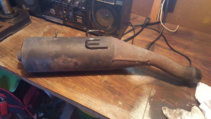 Muffler for 2008 polaris 450 outlaw A TV Like new