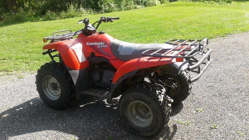 1999 Kawasaki 300 2wd 4 wheeler parts bike