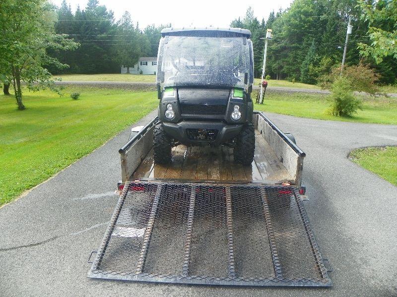 Kawasaki 4wheel Drive off road vehicle complete with winch& plow