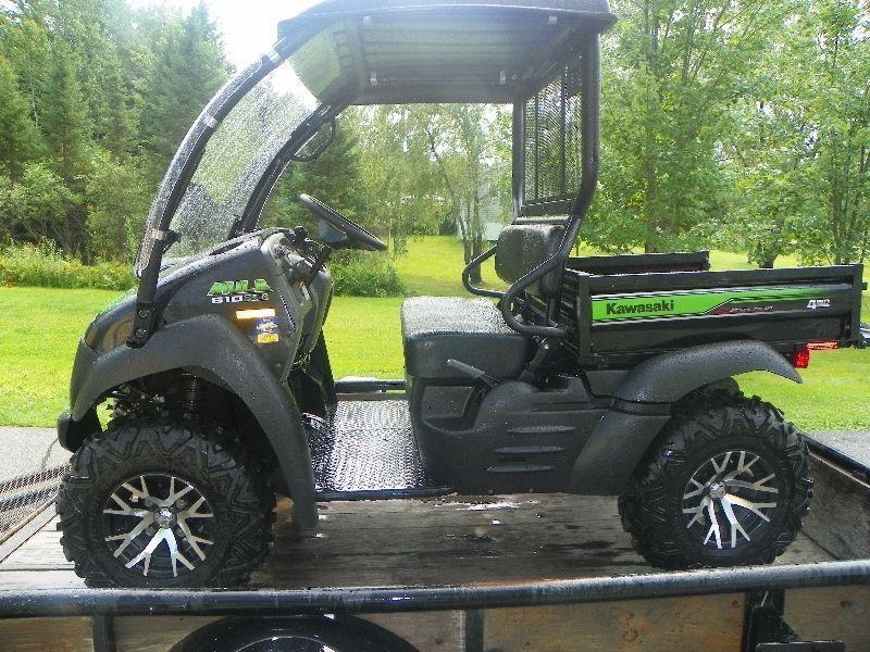 Kawasaki 4wheel Drive off road vehicle complete with winch& plow
