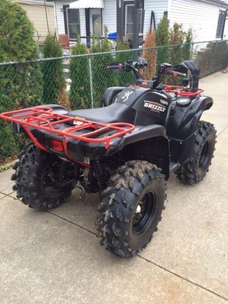 2009 yamaha grizzly 550 eps efi low kms!!!
