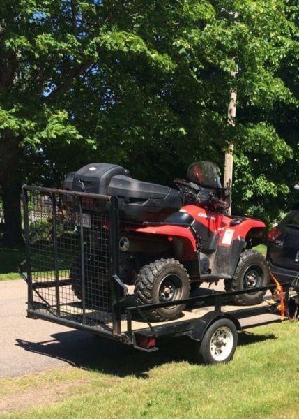 2013 Suzuki king quad 500 4x4 - with trailer