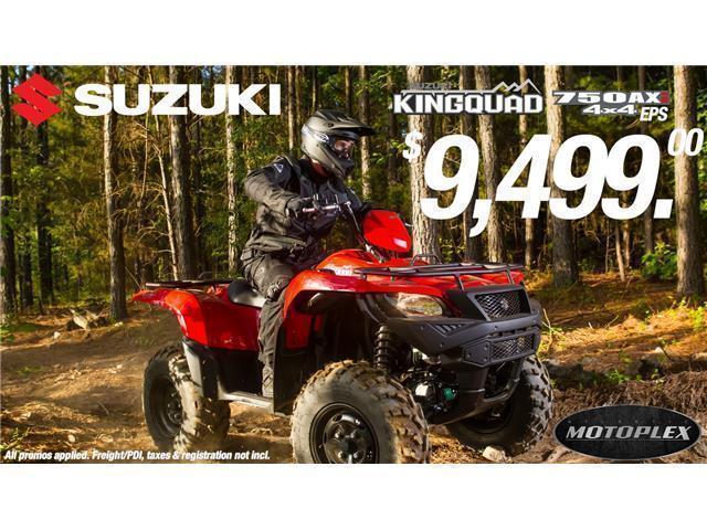 2016 Suzuki KingQuad AXi 750 EPS w/ FREE WINCH