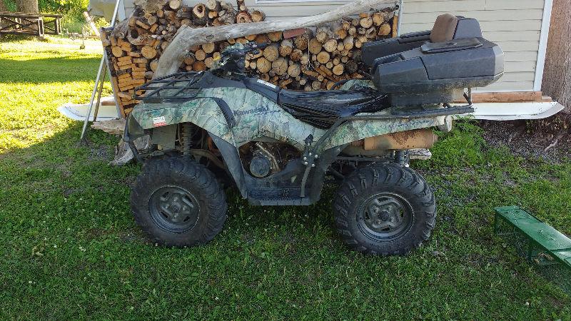 Well maintained, 2005 Kawasaki Brute Force 750