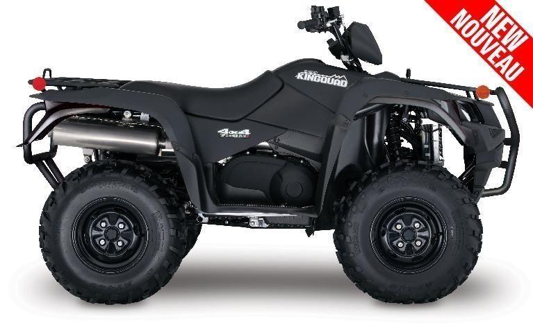 2017 Suzuki king quad 750 noir mat