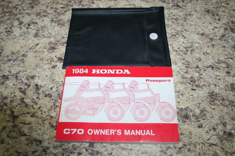 Original Vintage Honda CT -70 Owners Manual