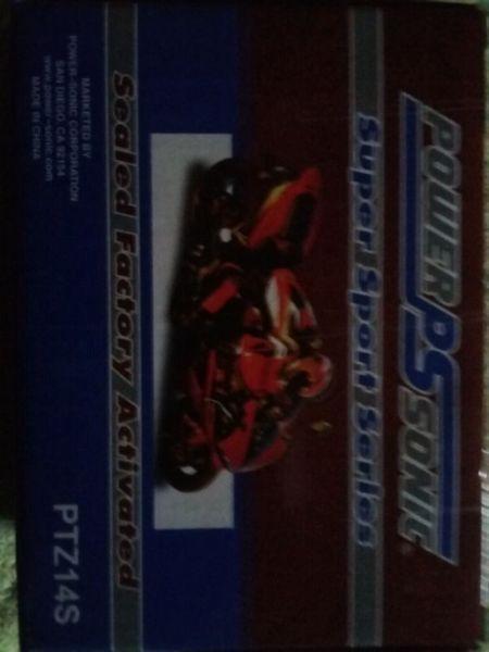 Power sonic ptz14s motorcycle battery