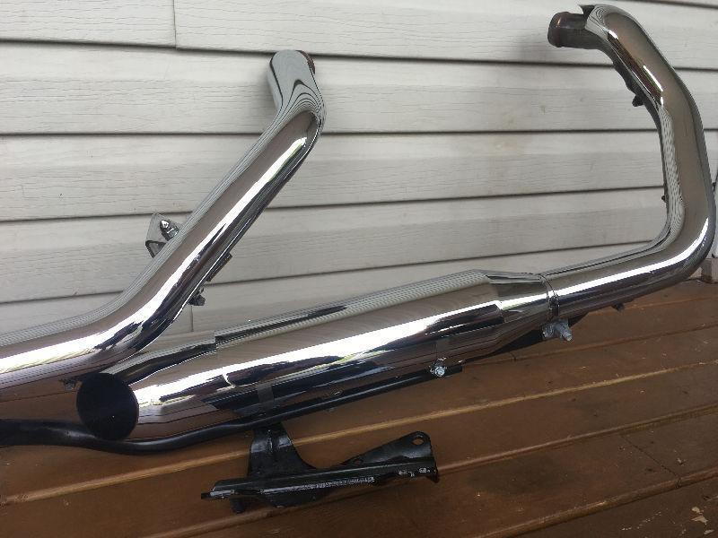 HD Factory Chrome Exhaust System