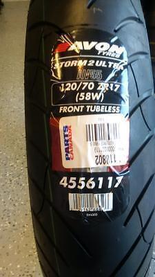 Avon 120/70 ZR17 motorcycle tire