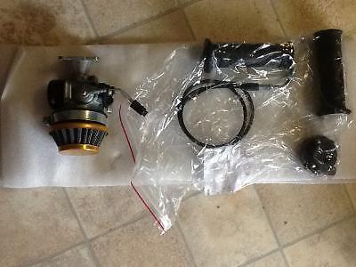 NEW Racing Carb & Throttle with cable & grips