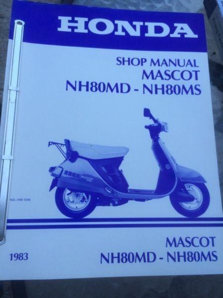 1983 Honda 80 Mascot Shop Manual
