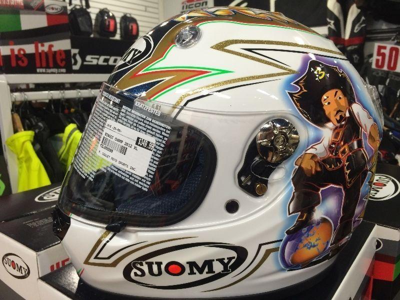 Casque de Moto Sports Champion de Monde Max Biaggi