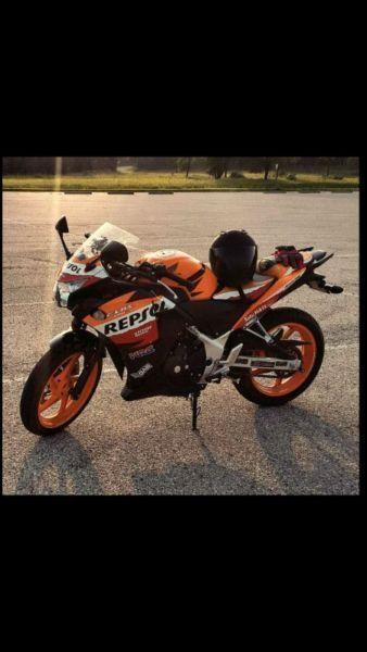 Honda cbr repsol250cc type r trade for car or sale