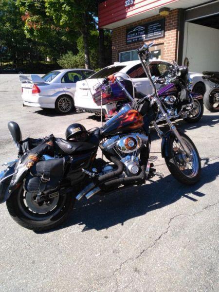 99 Harley FLHT custom