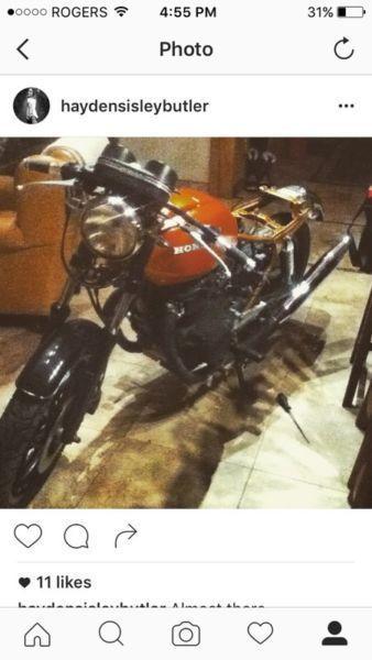 1500 OBO cafe racer project