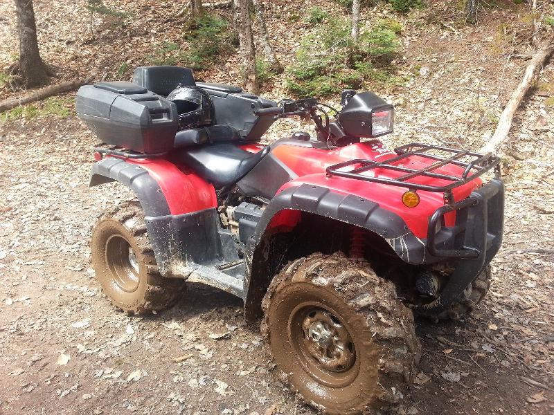 Parting out a 2004 Honda Rubicon 500