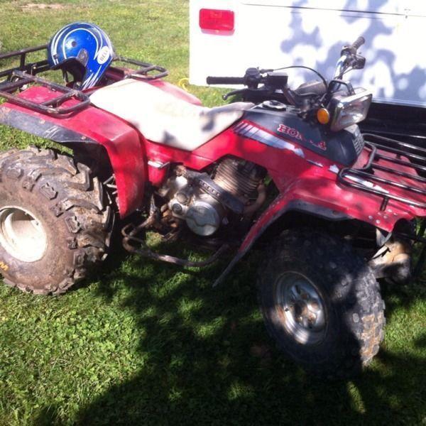 250 honda fourtrax looking to trade by tonight!